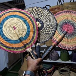 Fancy Rattan/Woven Fan