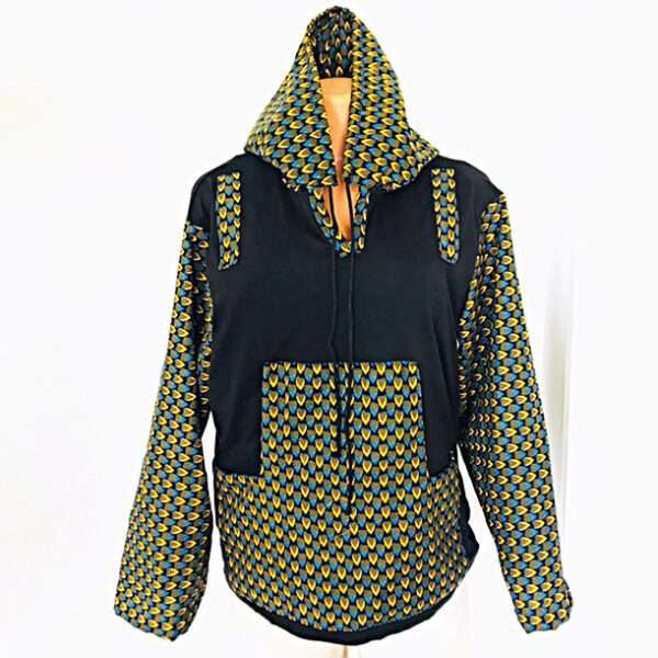 Ankara Mix hoodie